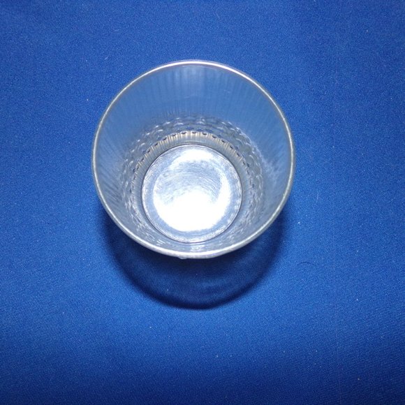 Vintage Drinking Glass Tumbler Cup w/ "Raindrop" Design - Picture 3 of 6